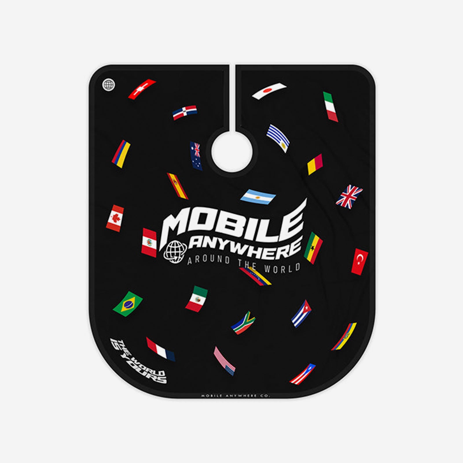 The World Is Yours Barber Cape